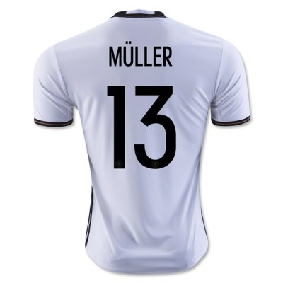 2016 Germany MULLER #13 Home Soccer Jersey