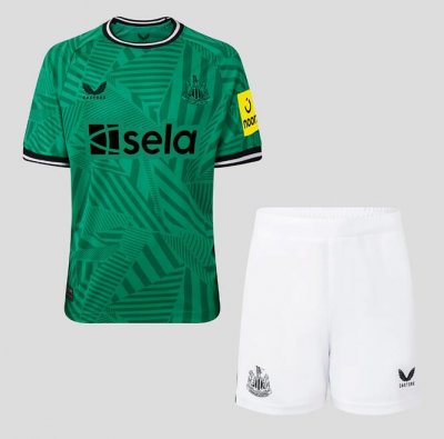 2023-24 Newcastle United Kids Away Soccer Kits Shirt With Shorts