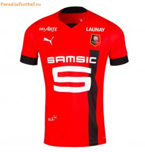 2022-23 Stade Rennais Home Soccer Jersey Shirt