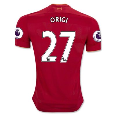 2016-17 Liverpool 27 ORIGI Home Soccer Jersey