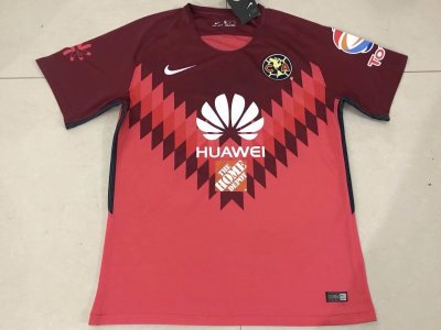2017-18 Club America Goalkeeper red Soccer Jersey