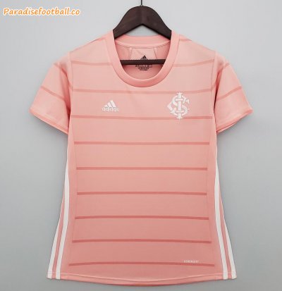 2021-22 Camisa Sport Club Internacional Women Outubro Rosa Soccer Jersey Shirt