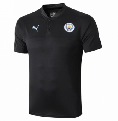 2019-20 Manchester City Black Polo Shirt