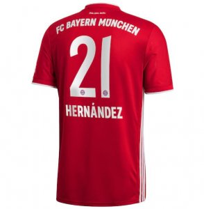 2020-21 Bayern Munich Home Soccer Jersey Shirt Hernández 21
