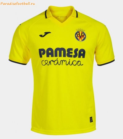 2022-23 Villarreal Home Yellow Soccer Jersey Shirt