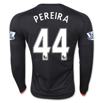 2015-16 Manchester United PEREIRA 44 LS Third Soccer Jersey