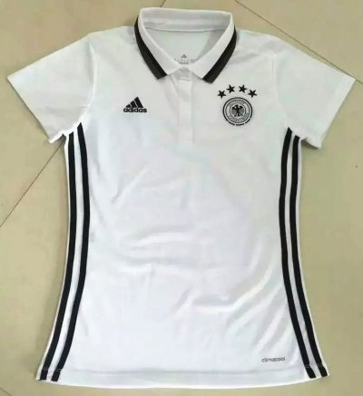 2016 Euro Cup Germany White Women's Polo Shirt