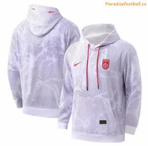 2021 China White Training Hoodie Sweater