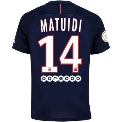 2016-17 PSG 14 MATUIDI Home Soccer Jersey