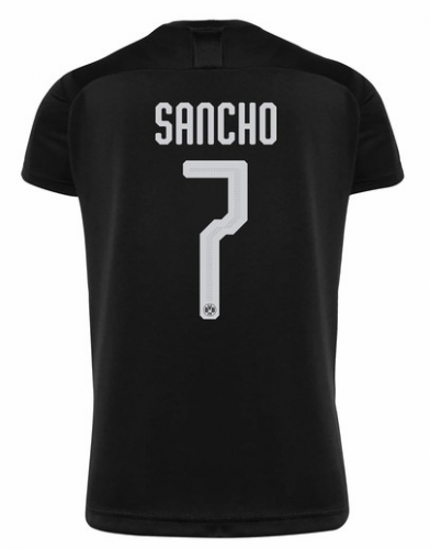 2019-20 Borussia Dortmund Away Soccer Jersey Shirt Sancho 7
