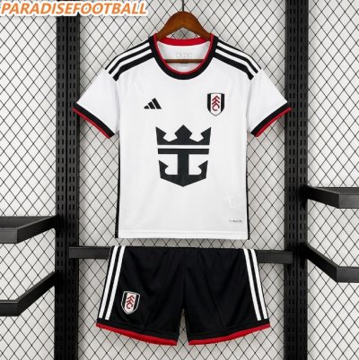 2026-27 Fulham FC Home Kids Soccer Kits Shirt With Shorts