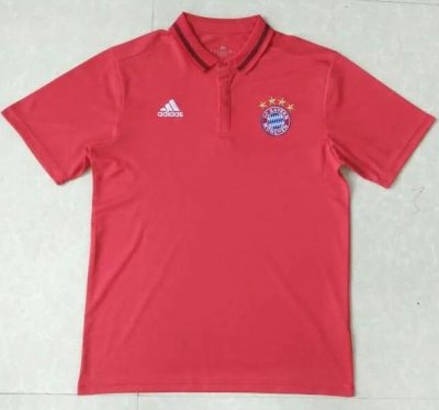 2016-17 Bayern Munich Red Polo Shirt