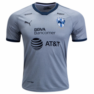 2017-18 Monterrey Third Away Grey Soccer Jersey