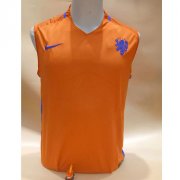 2016-17 Netherlands Orange Vest Sleeveless Soccer Shirt