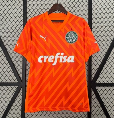 2024-25 Palmeiras Orange Goalkeeper Soccer Jersey Shirt