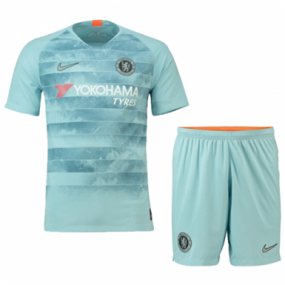 2018-19 Chelsea Third Away Soccer Jersey Kit (Shirt + Shorts)
