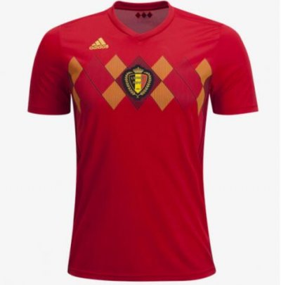 2018 World Cup Belgium Home Soccer Jersey