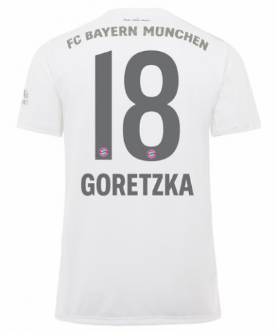 2019-20 Bayern Munich Away Soccer Jersey Shirt Goretzka 18
