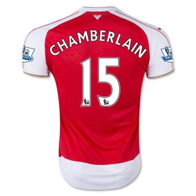 2015-16 Arsenal CHAMBERLAIN #15 Home Soccer Jersey