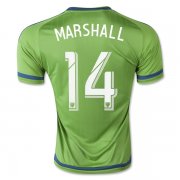 2015-16 Seattle Sounders MARSHALL #14 Home Soccer Jersey