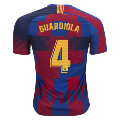FC Barcelona "What the Barca" 18/19 Home Soccer Jersey Shirt Pep Guardiola #4