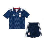 Kids Japan 2018 Home Soccer Kit (Jersey + Shorts)