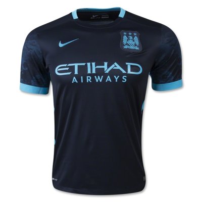 2015-16 Manchester City Away Soccer Jersey