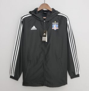 2022-23 Colo-Colo Black Hoodie Windbreaker Jacket