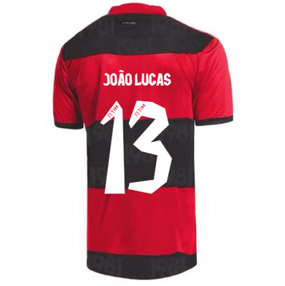 2021-22 Flamengo Home Soccer Jersey Shirt JOÃO LUCAS #13