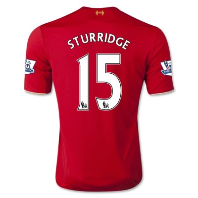 2015-16 Liverpool STURRIDGE #15 Home Soccer Jersey