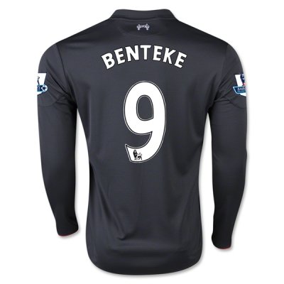 2015-16 Liverpool BENTEKE #9 LS Third Soccer Jersey