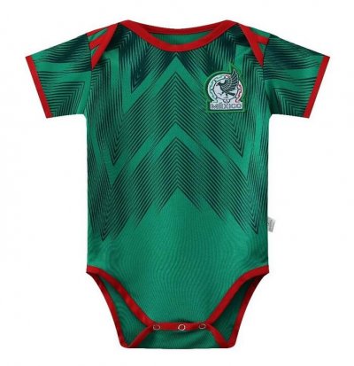 2022 World Cup Mexico Home Infant Soccer Jersey Little Baby Kit