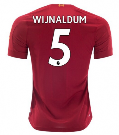 2019-20 Liverpool Home Soccer Jersey Shirt Georginio Wijnaldum #5