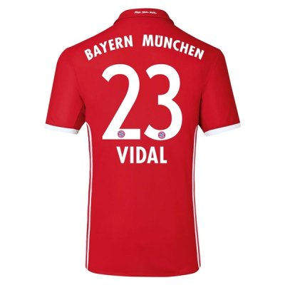 2016-17 Bayern Munich 23 VIDAL Home Soccer Jersey