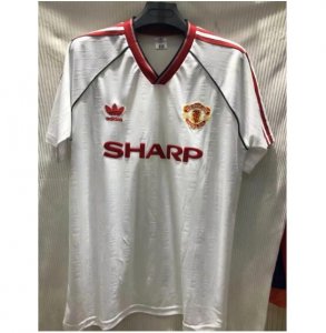1988 Manchester United Retro Blue Third Away Soccer Jersey Shirt