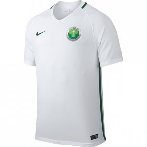 2017 Saudi Arabia White Home Soccer Jersey