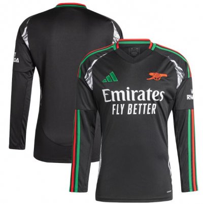 2024-25 Arsenal Away Long Sleeve Soccer Jersey Shirt