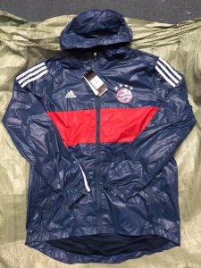 2017-18 Bayern Munich Blue Windbreaker Jacket