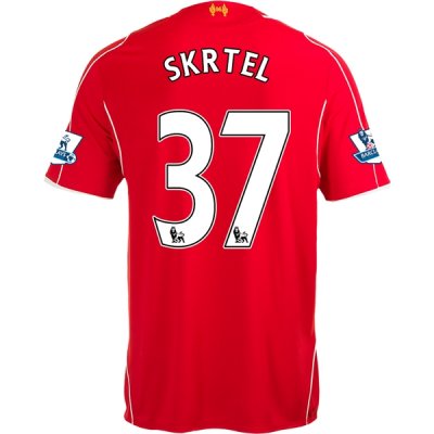 Liverpool 14/15 SKRTEL #37 Home Soccer Jersey