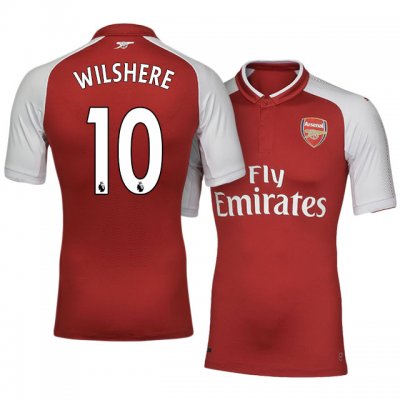 2017-18 Arsenal #10 Jack Wilshere Home Soccer Jersey