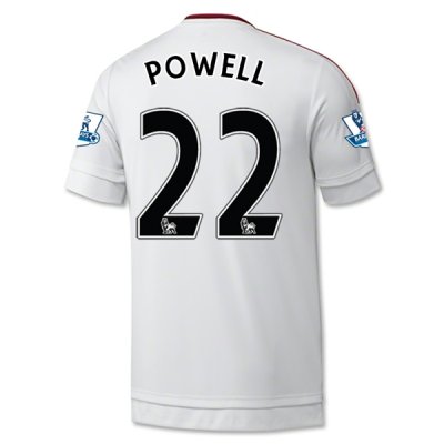 2015-16 Manchester United POWELL #22 Away Soccer Jersey