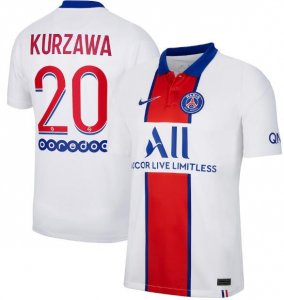 2020-21 PSG Away Soccer Jersey Shirt Kurzawa 20