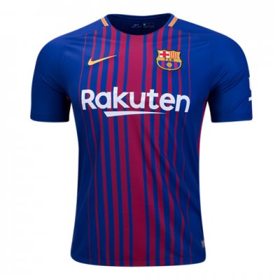 2017-18 Barcelona Home Soccer Jersey