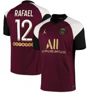 2020-21 PSG Third Away Soccer Jersey Shirt Rafael 12