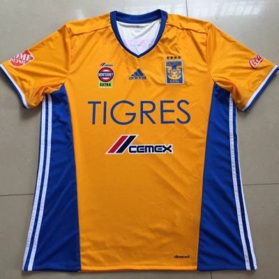2016-17 Tigres Home Soccer Jersey