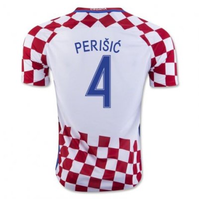 2016 Croatia Perisic 4 Home Soccer Jersey