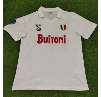 1987-88 Napoli Retro Away Soccer Jersey Shirt