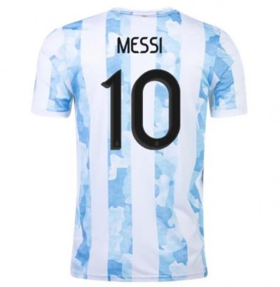 2021 Argentina Home Soccer Jersey Shirt LIONEL MESSI #10