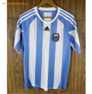 2010 Argentina Retro Home Soccer Jersey Shirt