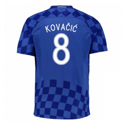 2016 Croatia Kovacic 8 Away Soccer Jersey